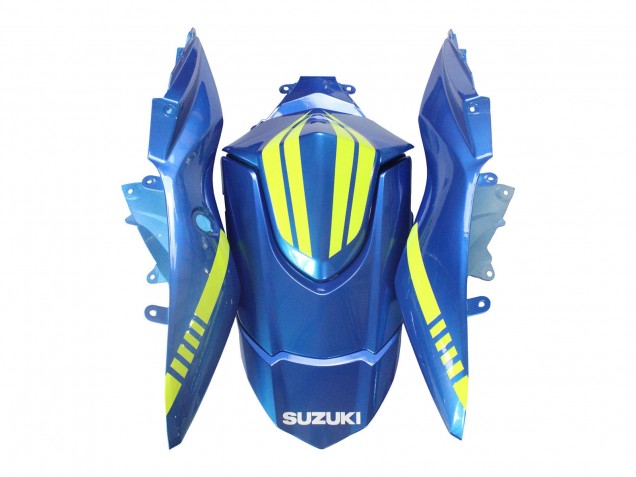 Billige Suzuki GSXR 1000 Motorrad Verkleidung 2009-2016 - Hellblau Grun Rot Motul