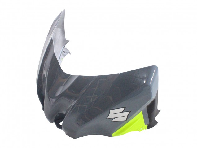 Billige Suzuki GSXR 1000 Motorrad Verkleidung 2009-2016 - Grau Neon Gelb Schwarz Motul