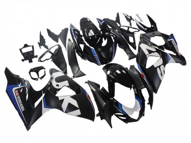 Billige Suzuki GSXR 1000 Motorrad Verkleidung 2009-2016 - Matt Schwarz Weiss Blau