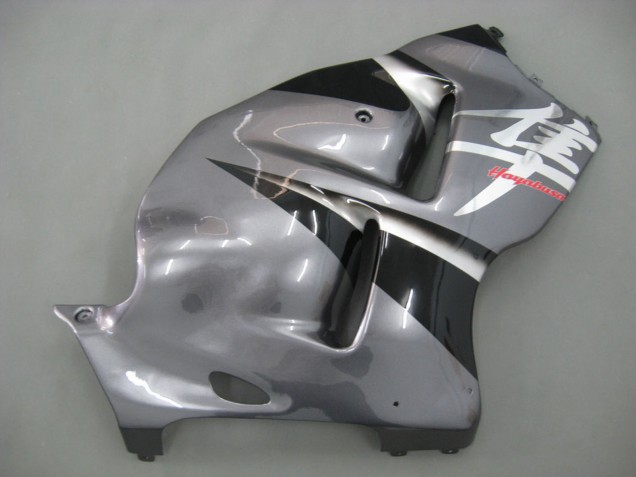 Billige Suzuki GSXR 1300 Hayabusa Motorrad Verkleidung 1996-2007 - Grau Schwarz Hayabusa