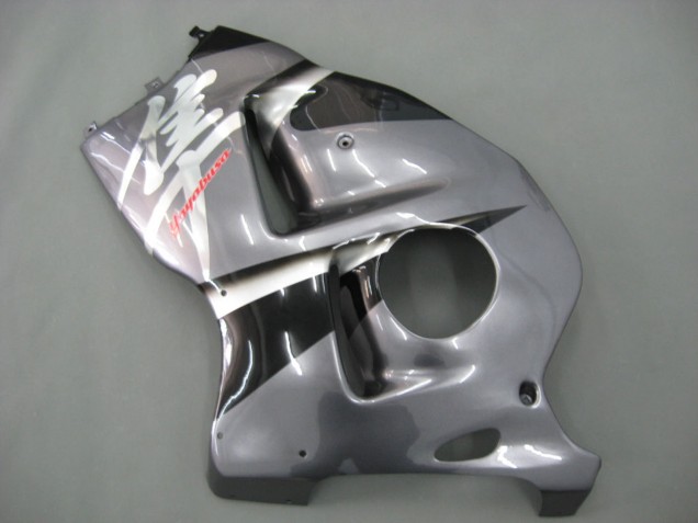 Billige Suzuki GSXR 1300 Hayabusa Motorrad Verkleidung 1996-2007 - Grau Schwarz Hayabusa