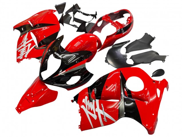 Billige Suzuki GSXR 1300 Hayabusa Motorrad Verkleidung 1996-2007 - Rot Schwarz Hayabusa