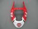 Billige Suzuki GSXR 1300 Hayabusa Motorrad Verkleidung 1996-2007 - Weiss Rot Motul