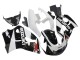 Billige Suzuki GSXR 600 / GSXR 750 Motorrad Verkleidung 1996-2000 - Schwarz Weiss