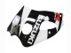 Billige Suzuki GSXR 600 / GSXR 750 Motorrad Verkleidung 1996-2000 - Schwarz Weiss