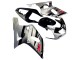 Billige Suzuki GSXR 600 / GSXR 750 Motorrad Verkleidung 2001-2003 - Silber Glanzendes Schwarz Rot