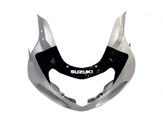 Billige Suzuki GSXR 600 / GSXR 750 Motorrad Verkleidung 2001-2003 - Silber Glanzendes Schwarz Rot