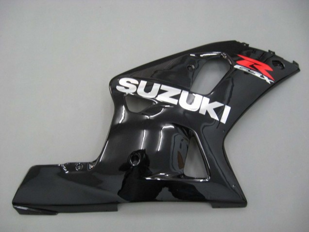 Billige Suzuki GSXR 600 / GSXR 750 Motorrad Verkleidung 2001-2003 - Glanzendes Schwarz Rot Weiss