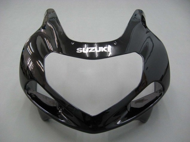 Billige Suzuki GSXR 600 / GSXR 750 Motorrad Verkleidung 2001-2003 - Glanzendes Schwarz Rot Weiss
