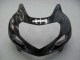 Billige Suzuki GSXR 600 / GSXR 750 Motorrad Verkleidung 2001-2003 - Glanzendes Schwarz Rot Weiss