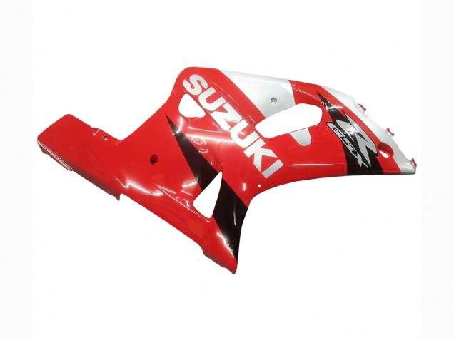 Billige Suzuki GSXR 600 / GSXR 750 Motorrad Verkleidung 2001-2003 - Rot Weiss Glanzendes Schwarz