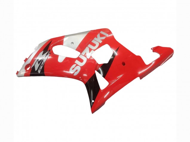 Billige Suzuki GSXR 600 / GSXR 750 Motorrad Verkleidung 2001-2003 - Rot Weiss Glanzendes Schwarz
