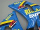 Billige Suzuki GSXR 600 / GSXR 750 Motorrad Verkleidung 2001-2003 - Blau Gelb Schwarz Motul Rizla