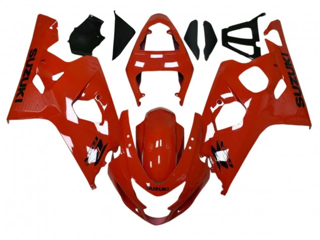 Billige Suzuki GSXR 600 / GSXR 750 Motorrad Verkleidung 2004-2005 - Rot Schwarz