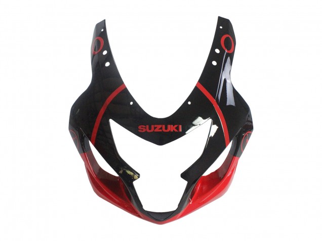 Billige Suzuki GSXR 600 / GSXR 750 Motorrad Verkleidung 2004-2005 - Glanzendes Schwarz Rot Jordan Michelin