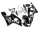 Billige Suzuki GSXR 600 / GSXR 750 Motorrad Verkleidung 2004-2005 - Weiss Schwarz