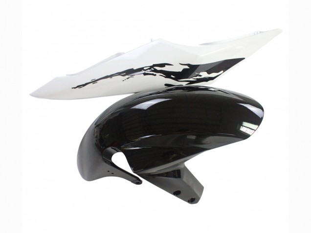 Billige Suzuki GSXR 600 / GSXR 750 Motorrad Verkleidung 2004-2005 - Weiss Schwarz