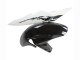Billige Suzuki GSXR 600 / GSXR 750 Motorrad Verkleidung 2004-2005 - Weiss Schwarz