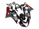Billige Suzuki GSXR 600 / GSXR 750 Motorrad Verkleidung 2004-2005 - Schwarz Grau Rot