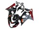 Billige Suzuki GSXR 600 / GSXR 750 Motorrad Verkleidung 2004-2005 - Schwarz Grau Rot