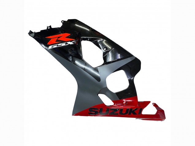 Billige Suzuki GSXR 600 / GSXR 750 Motorrad Verkleidung 2004-2005 - Schwarz Grau Rot