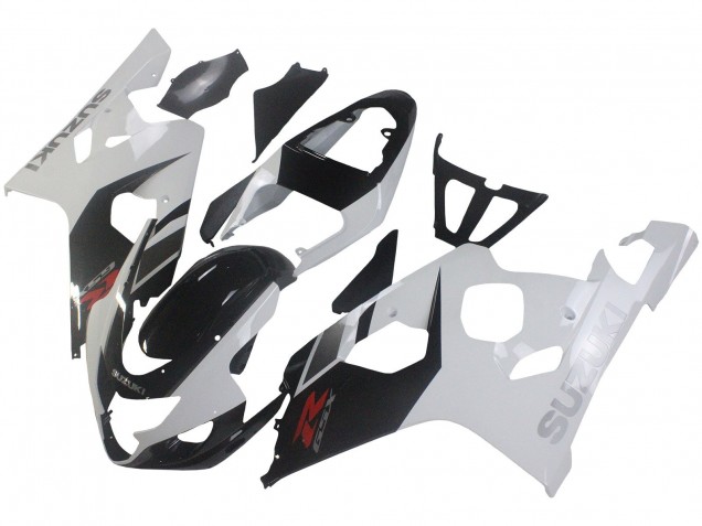 Billige Suzuki GSXR 600 / GSXR 750 Motorrad Verkleidung 2004-2005 - Weiss Schwarz Rot