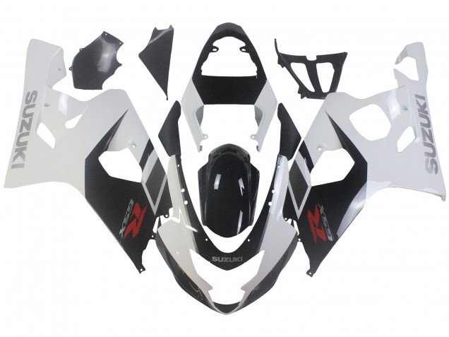 Billige Suzuki GSXR 600 / GSXR 750 Motorrad Verkleidung 2004-2005 - Weiss Schwarz Rot