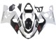 Billige Suzuki GSXR 600 / GSXR 750 Motorrad Verkleidung 2004-2005 - Weiss Schwarz Rot