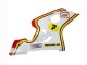 Billige Suzuki GSXR 600 / GSXR 750 Motorrad Verkleidung 2004-2005 - Weiss Rot Gelb Michelin Texaon Heron 7