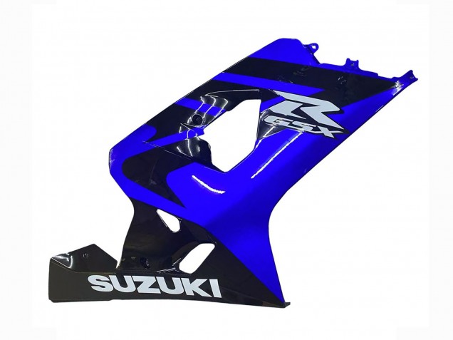 Billige Suzuki GSXR 600 / GSXR 750 Motorrad Verkleidung 2004-2005 - Blau Schwarz Weiss Aufkleber