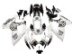 Billige Suzuki GSXR 600 / GSXR 750 Motorrad Verkleidung 2006-2007 - Weiss Schwarz Lucky Strike Motul