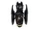 Billige Suzuki GSXR 600 / GSXR 750 Motorrad Verkleidung 2006-2007 - Glanzendes Schwarz Weiss Motul Lucky Strike