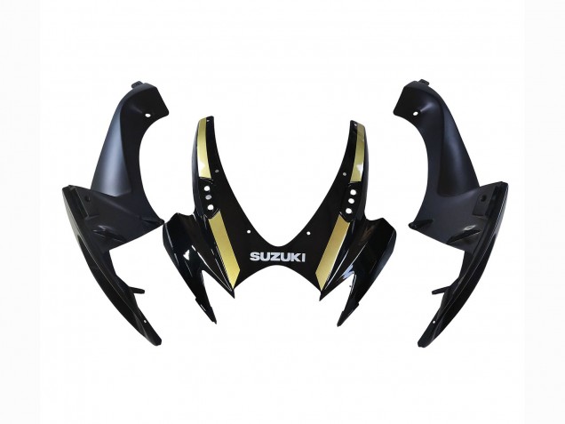 Billige Suzuki GSXR 600 / GSXR 750 Motorrad Verkleidung 2006-2007 - Gold Glanzendes Schwarz Rot