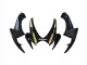 Billige Suzuki GSXR 600 / GSXR 750 Motorrad Verkleidung 2006-2007 - Gold Glanzendes Schwarz Rot