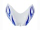 Billige Suzuki GSXR 600 / GSXR 750 Motorrad Verkleidung 2006-2007 - Weiss Blau Flamme