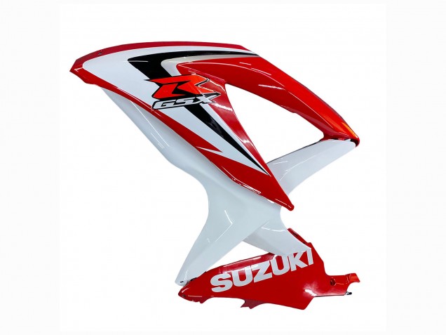 Billige Suzuki GSXR 600 / GSXR 750 Motorrad Verkleidung 2008-2010 - Weiss Rot Schwarz