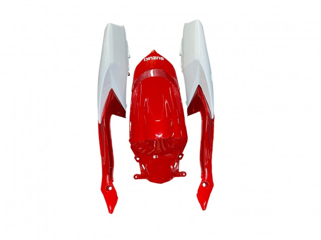Billige Suzuki GSXR 600 / GSXR 750 Motorrad Verkleidung 2008-2010 - Weiss Rot Schwarz