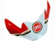 Billige Suzuki GSXR 600 / GSXR 750 Motorrad Verkleidung 2008-2010 - Weiss Rot Motul Lucky Strike