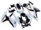Billige Suzuki GSXR 600 / GSXR 750 Motorrad Verkleidung 2008-2010 - Weiss Schwarz