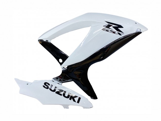 Billige Suzuki GSXR 600 / GSXR 750 Motorrad Verkleidung 2008-2010 - Weiss Schwarz