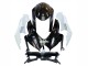 Billige Suzuki GSXR 600 / GSXR 750 Motorrad Verkleidung 2008-2010 - Weiss Schwarz