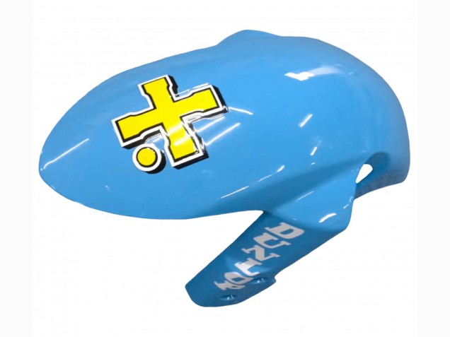 Billige Suzuki GSXR 600 / GSXR 750 Motorrad Verkleidung 2008-2010 - Blau Gelb Rizla