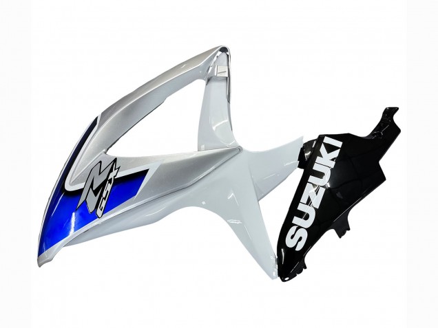 Billige Suzuki GSXR 600 / GSXR 750 Motorrad Verkleidung 2008-2010 - Weiss Silber Blau Schwarz