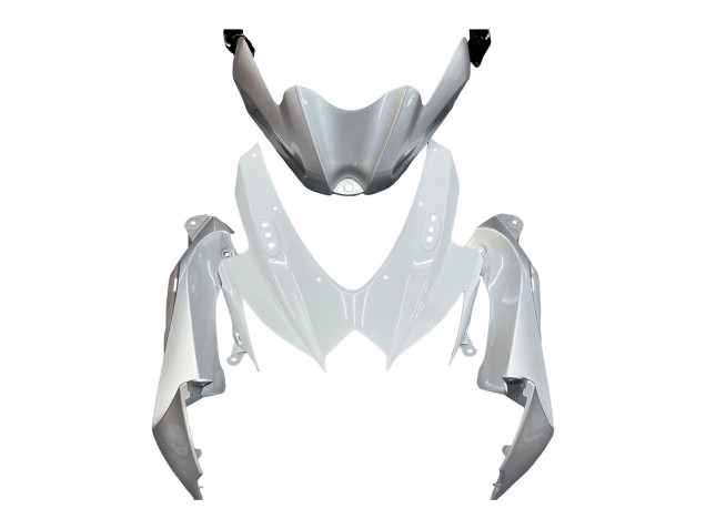 Billige Suzuki GSXR 600 / GSXR 750 Motorrad Verkleidung 2008-2010 - Weiss Silber Blau Schwarz