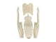 Billige Suzuki GSXR 600 / GSXR 750 Motorrad Verkleidung 2008-2010 - Creme Weiss Rot Schwarz