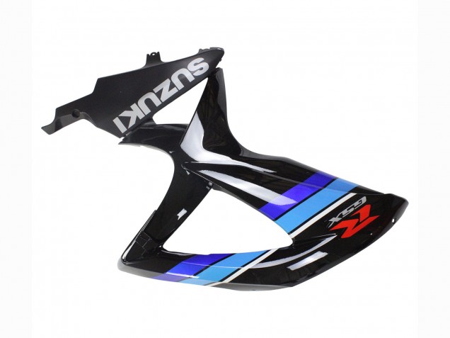 Billige Suzuki GSXR 600 / GSXR 750 Motorrad Verkleidung 2008-2010 - Glanzendes Schwarz Blau