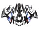 Billige Suzuki GSXR 600 / GSXR 750 Motorrad Verkleidung 2008-2010 - Glanzendes Schwarz Blau