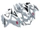 Billige Suzuki GSXR 600 / GSXR 750 Motorrad Verkleidung 2008-2010 - Glanzendes Grau