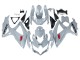 Billige Suzuki GSXR 600 / GSXR 750 Motorrad Verkleidung 2008-2010 - Glanzendes Grau