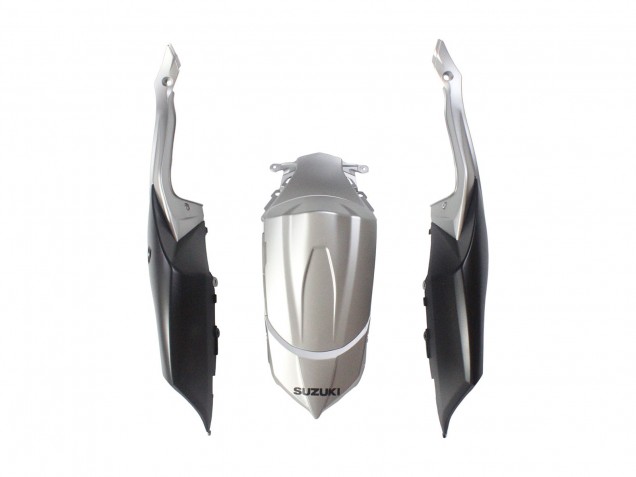 Billige Suzuki GSXR 600 / GSXR 750 Motorrad Verkleidung 2008-2010 - Silber Matt Schwarz